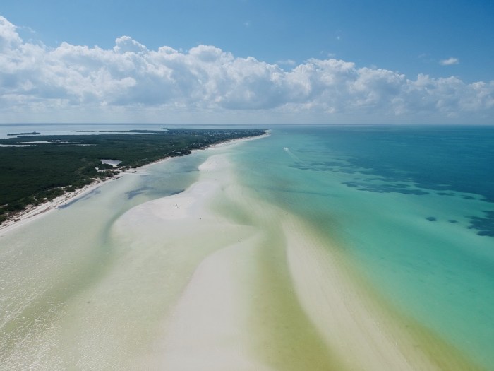 Sand bars Holbox