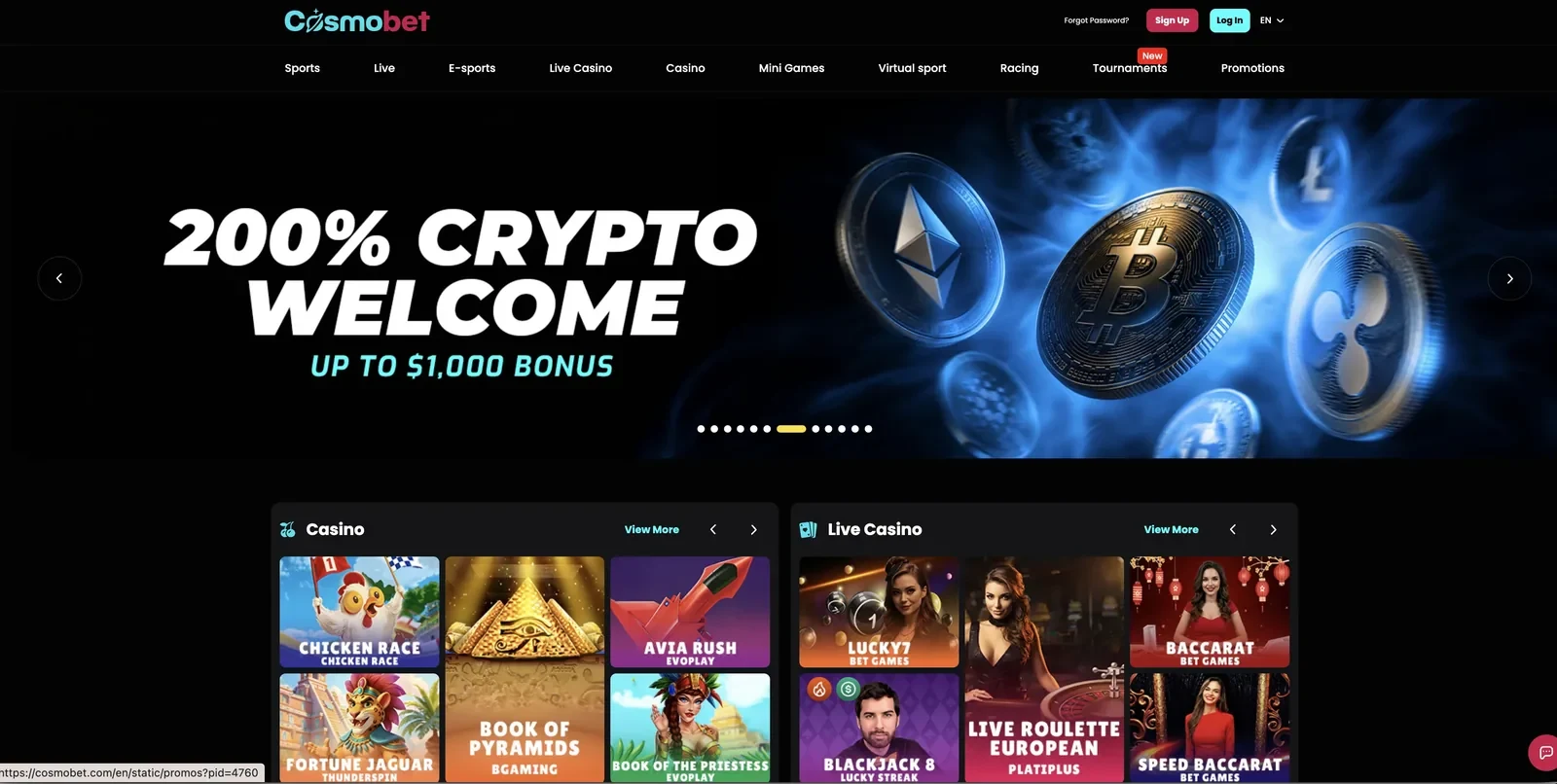 CosmoBet Casino